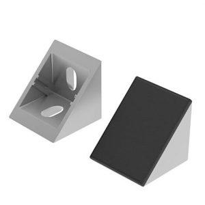 Set conn angle 40 flat S8 with assembly kit f. M8