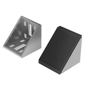 Set conn angle 60 58x57x57 M8 S10 alu