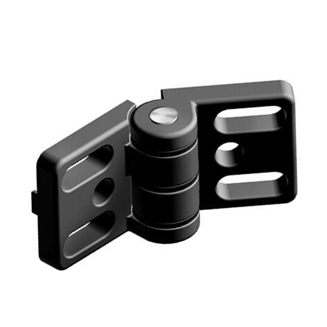 Metal Hinge 40x80 undetachabl S10 Z black