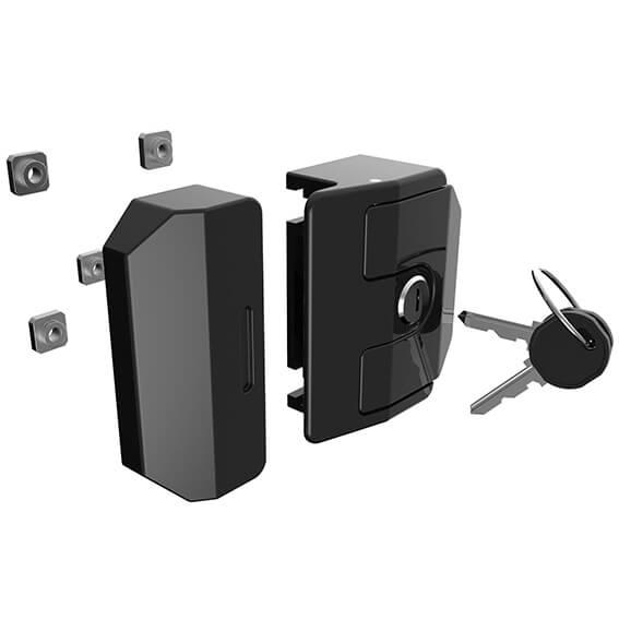 Slam latch without cylinder