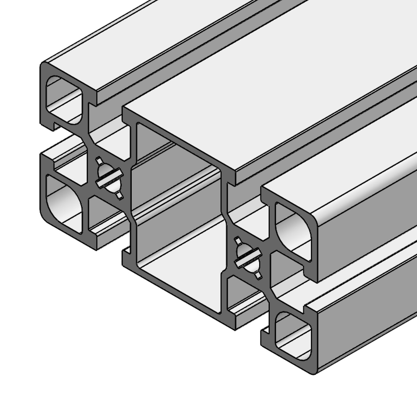 MSB 45x90 F alumiiniprofiili - Image 2